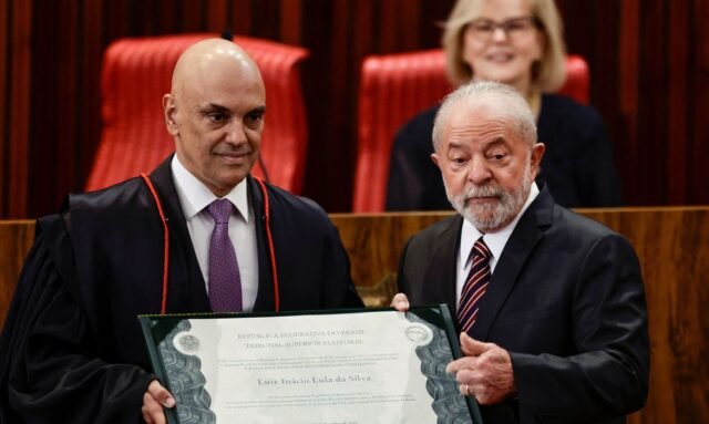 diplomação Lula Alexandre de Moraes