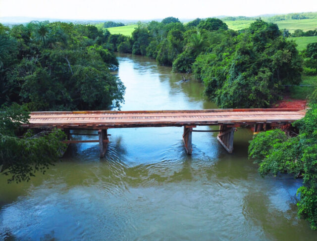 Ponte no Rio Melgaço é revitalizada e garante segurança para a população de Pimenta Bueno