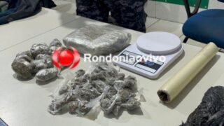 Traficante corre para a mata e abandona quase dois quilos de drogas