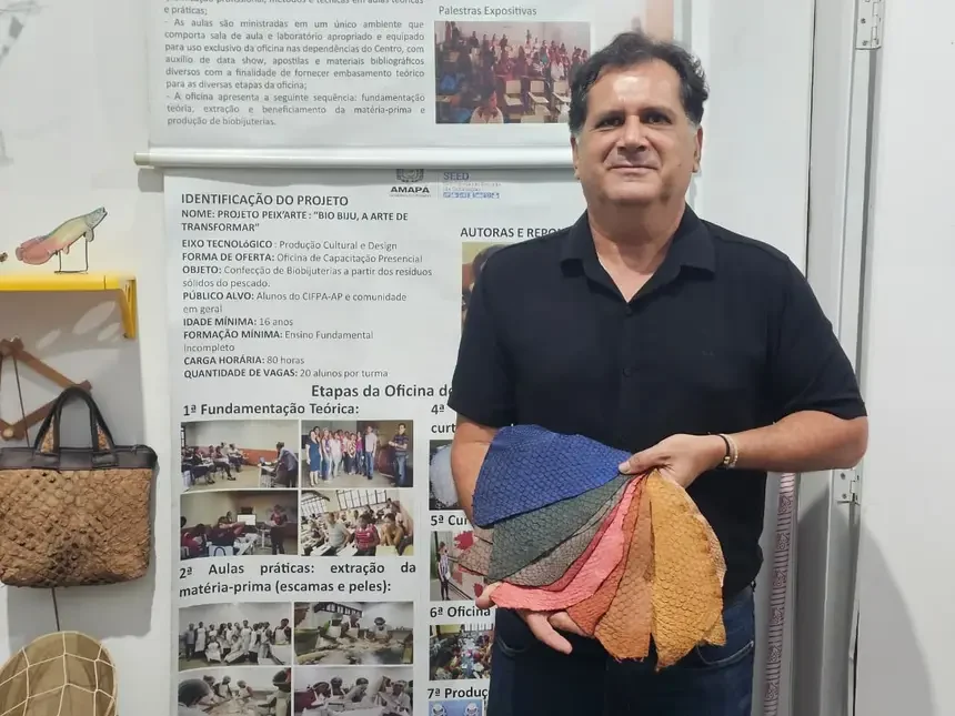 Professor de Química e Qualificação Profissional do CIFPA, Pedro Ribeiro Sales Júnior