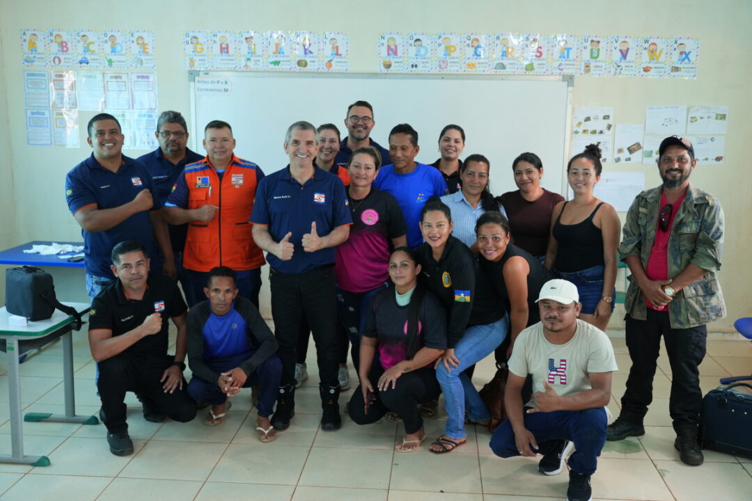 Comunidades ribeirinhas de Rondônia recebem primeiro núcleo comunitário da Defesa Civil