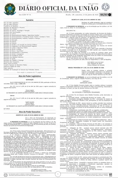 Decreto federal oficializa criação da ZPE de Barcarena no Pará