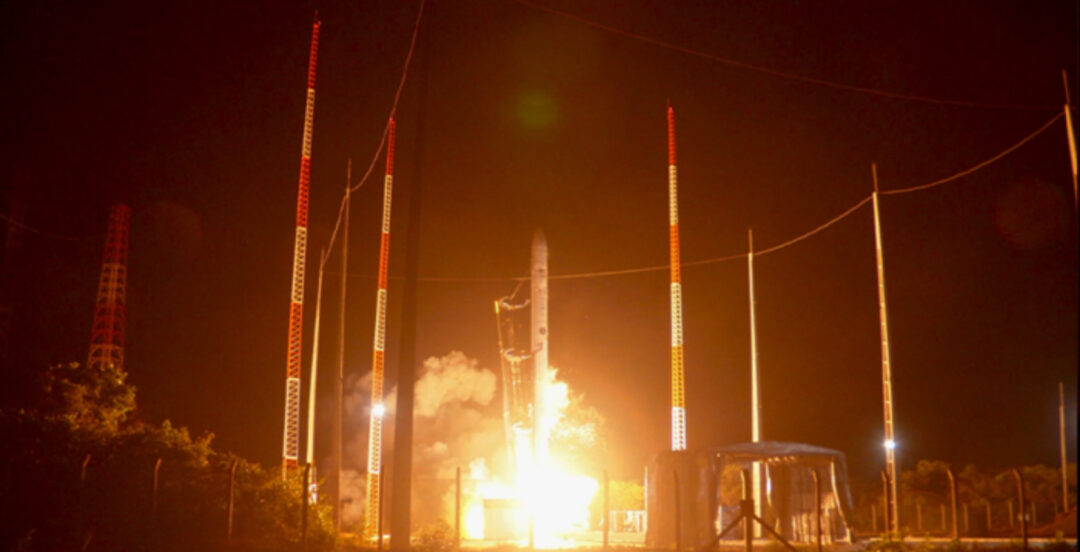 Lançamento do foguete hanbit-nano