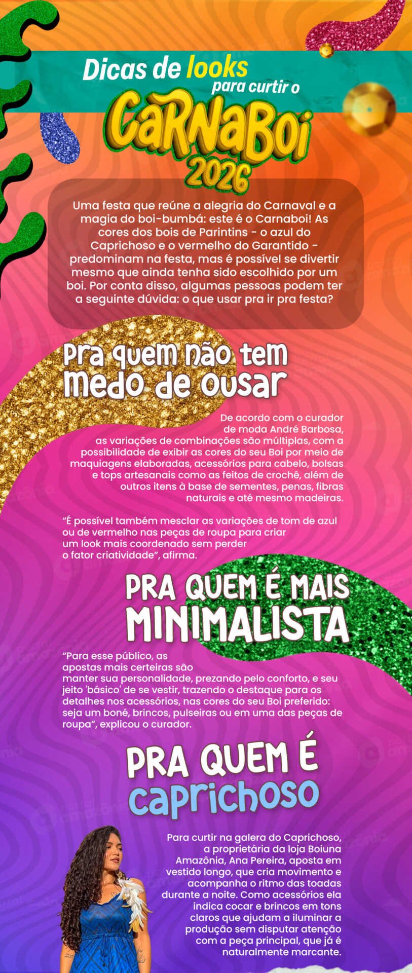 Dicas de looks para quem quer curtir o Carnaboi 2026 com conforto e estilo