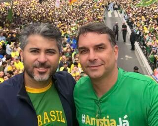 Flávio Bolsonaro participa de encontro do PL em Rondônia para lançamento da pré-candidatura de Marcos Rogério ao Governo