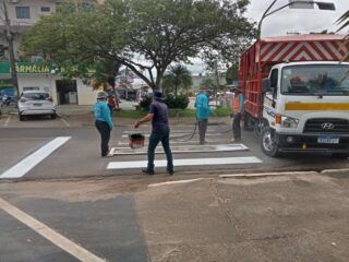 AMT segue com trabalhos para revitalização de faixas