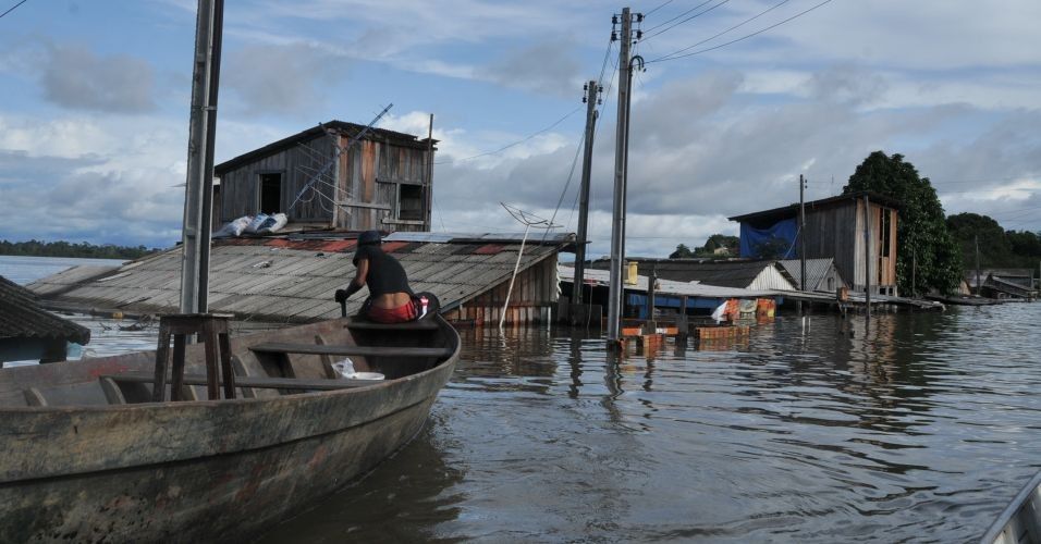 enchente em roraima