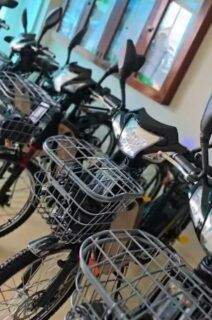 Bicicletas elétricas reforçam o trabalho da saúde em Cabixi