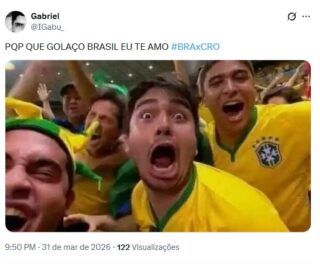 Brasil vence a Croácia em amistoso: veja os memes!