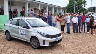 Em Pimenteiras do Oeste, deputado Ismael Crispin destina veículo exclusivo para o transporte de pacientes da fisioterapia