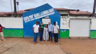 Ezequiel Neiva vistoria escola que passará por reforma e ampliação no distrito de Nova Dimensão