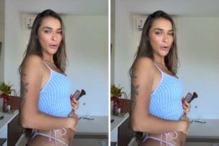 Tainá Militão anuncia gravidez do primeiro filho com Éder Militão