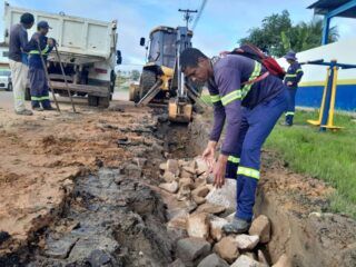 Obra na Rua Mato Grosso soluciona problemas de drenagem no Bairro Dom Bosco
