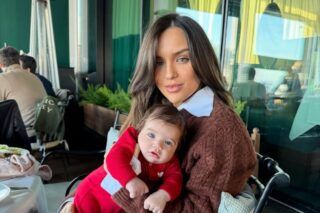 Rafa Kalimann se emociona ao se afastar da filha pela primeira vez
