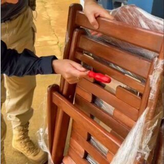 Droga escondida em cadeiras: PRF apreende em RO