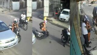 Polícia prende suspeitos de roubo e assalto a motociclista