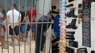 Polícia prende dois militares da Marinha vendendo armas