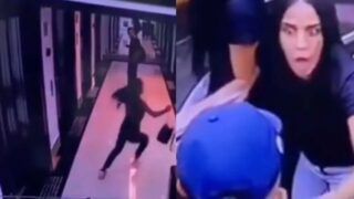 Ex-namorado espanca jovem em elevador