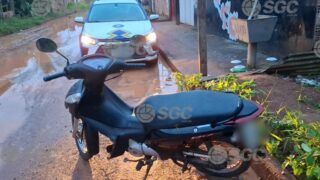 Polícia recupera motocicleta roubada