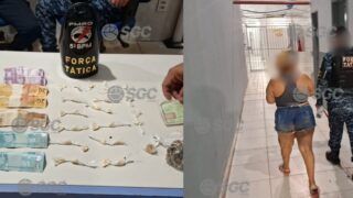 Polícia prende mulher por tráfico de drogas