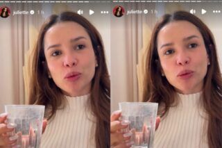 Juliette se assusta com copo em Paris: “Vou chorar!”