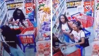 Mulheres roubam ovos de Páscoa em supermercado